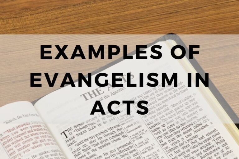 Examples of Evangelism in Acts