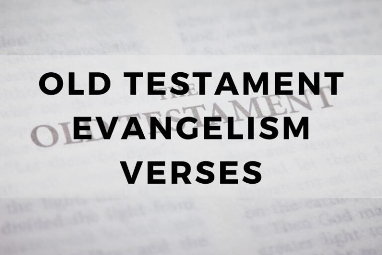 Old Testament Evangelism Verses