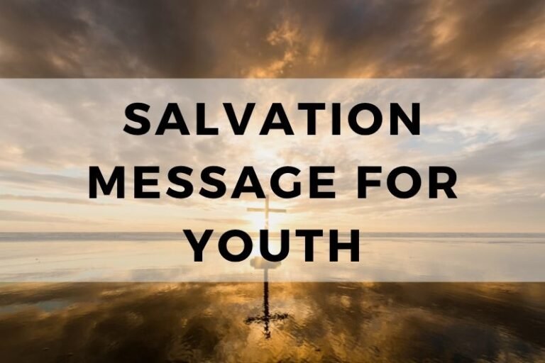 Salvation Message for Youth